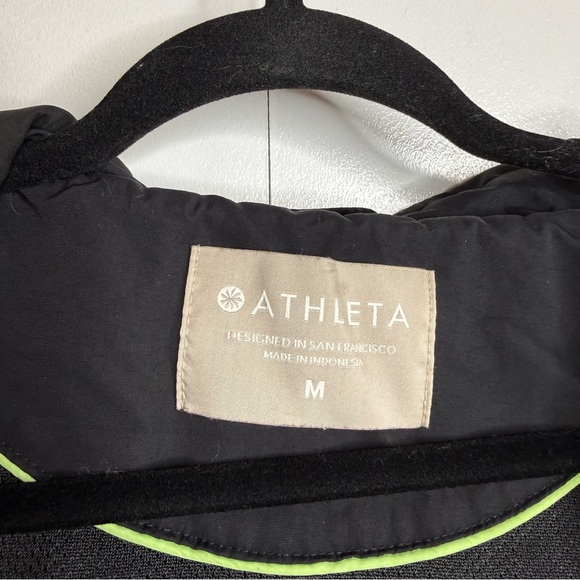 Athleta Mid Length Lightweight Jacket Black Medium - Picture 4 of 7